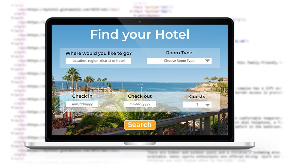 travel search portal with XML Code